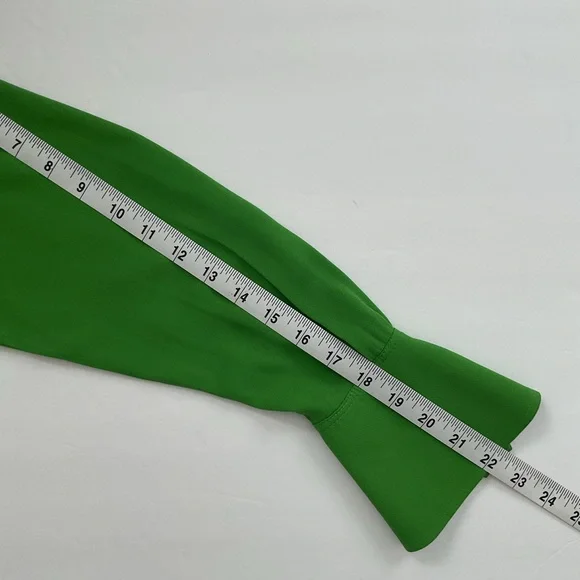 & Other Stories Wrap Blouse Bright Green Size EU 34 - Picture 9 of 11